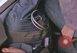 Image of airman backwards on rocket sled New Mexico United States USA, 1958, second 32 stock footage video 65675064987