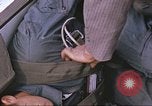 Image of airman backwards on rocket sled New Mexico United States USA, 1958, second 33 stock footage video 65675064987