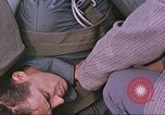 Image of airman backwards on rocket sled New Mexico United States USA, 1958, second 37 stock footage video 65675064987