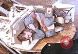 Image of airman backwards on rocket sled New Mexico United States USA, 1958, second 39 stock footage video 65675064987