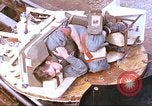 Image of airman backwards on rocket sled New Mexico United States USA, 1958, second 40 stock footage video 65675064987