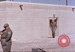 Image of airmen on rocket sled New Mexico United States USA, 1958, second 3 stock footage video 65675064999
