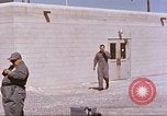Image of airmen on rocket sled New Mexico United States USA, 1958, second 5 stock footage video 65675064999