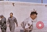 Image of airmen on rocket sled New Mexico United States USA, 1958, second 12 stock footage video 65675064999