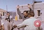 Image of airmen on rocket sled New Mexico United States USA, 1958, second 15 stock footage video 65675064999