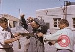 Image of airmen on rocket sled New Mexico United States USA, 1958, second 16 stock footage video 65675064999