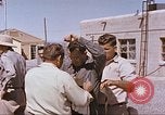 Image of airmen on rocket sled New Mexico United States USA, 1958, second 18 stock footage video 65675064999