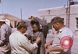 Image of airmen on rocket sled New Mexico United States USA, 1958, second 20 stock footage video 65675064999
