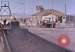 Image of airmen on rocket sled New Mexico United States USA, 1958, second 35 stock footage video 65675064999