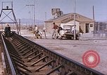 Image of airmen on rocket sled New Mexico United States USA, 1958, second 38 stock footage video 65675064999
