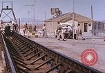 Image of airmen on rocket sled New Mexico United States USA, 1958, second 40 stock footage video 65675064999