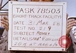 Image of airmen on rocket sled New Mexico United States USA, 1958, second 41 stock footage video 65675064999