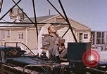 Image of airmen on rocket sled New Mexico United States USA, 1958, second 48 stock footage video 65675064999