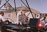 Image of airmen on rocket sled New Mexico United States USA, 1958, second 50 stock footage video 65675064999