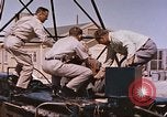 Image of airmen on rocket sled New Mexico United States USA, 1958, second 52 stock footage video 65675064999