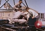 Image of airmen on rocket sled New Mexico United States USA, 1958, second 53 stock footage video 65675064999