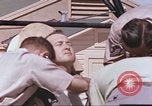 Image of airmen on rocket sled New Mexico United States USA, 1958, second 60 stock footage video 65675064999