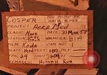Standbild Flieger Beeding getestet auf Schlitten New Mexico United States USA, 1958, aus Sekunde 8 historischem Filmmaterial Videoclip 65675065001