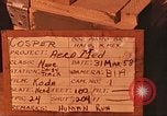 Standbild Flieger Beeding getestet auf Schlitten New Mexico United States USA, 1958, aus Sekunde 13 historischem Filmmaterial Videoclip 65675065001