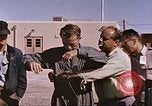 Standbild Flieger Beeding getestet auf Schlitten New Mexico United States USA, 1958, aus Sekunde 28 historischem Filmmaterial Videoclip 65675065001
