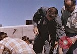 Standbild Flieger Beeding getestet auf Schlitten New Mexico United States USA, 1958, aus Sekunde 40 historischem Filmmaterial Videoclip 65675065001