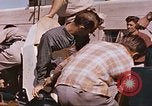 Standbild Flieger Beeding getestet auf Schlitten New Mexico United States USA, 1958, aus Sekunde 48 historischem Filmmaterial Videoclip 65675065001