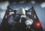 Immagine di Ape su slitta a razzo il test New Mexico United States USA, 1958, secondo 24 filmato di repertorio 65675065061