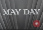 Standbild May Day Parade Moskau Russland Sowjetunion, 1954, aus Sekunde 3 historischem Filmmaterial Videoclip 65675065075