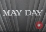 Standbild May Day Parade Moskau Russland Sowjetunion, 1954, aus Sekunde 4 historischem Filmmaterial Videoclip 65675065075