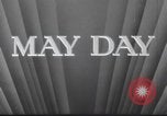 Standbild May Day Parade Moskau Russland Sowjetunion, 1954, aus Sekunde 5 historischem Filmmaterial Videoclip 65675065075