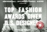 Image of fashion awards New York United States USA, 1951, second 12 stock footage video 65675065078