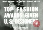 Image of fashion awards New York United States USA, 1951, second 13 stock footage video 65675065078