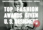 Image of fashion awards New York United States USA, 1951, second 16 stock footage video 65675065078