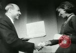 Image of fashion awards New York United States USA, 1951, second 22 stock footage video 65675065078