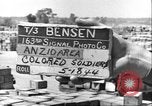 Image of African American soldiers working Anzio Italy, 1944, second 38 stock footage video 65675065100