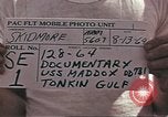 Image of USS Maddox Gulf of Tonkin Vietnam, 1964, second 6 stock footage video 65675065164
