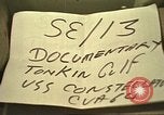 Image of USS Constellation Gulf of Tonkin Vietnam, 1964, second 6 stock footage video 65675065174