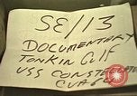 Image of USS Constellation Gulf of Tonkin Vietnam, 1964, second 7 stock footage video 65675065174