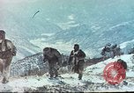 Image of Chosin Reservoir battle in cold Korea, 1950, second 6 stock footage video 65675065193