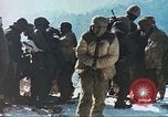 Image of Chosin Reservoir battle in cold Korea, 1950, second 25 stock footage video 65675065193