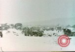 Image of Snow in Marine camp Chosin Reservoir Korea, 1950, second 9 stock footage video 65675065194