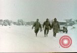 Image of Snow in Marine camp Chosin Reservoir Korea, 1950, second 17 stock footage video 65675065194