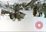 Image of Snow in Marine camp Chosin Reservoir Korea, 1950, second 19 stock footage video 65675065194