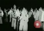 Image of Ku Klux Klan induction ceremony Stone Mountain Georgia USA, 1925, second 24 stock footage video 65675065209