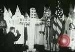 Image of Ku Klux Klan induction ceremony Stone Mountain Georgia USA, 1925, second 26 stock footage video 65675065209