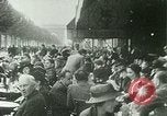 Image of Sidewalk cafe on Champs-Elysees Paris France, 1928, second 1 stock footage video 65675065235