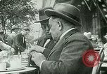 Image of Sidewalk cafe on Champs-Elysees Paris France, 1928, second 6 stock footage video 65675065235