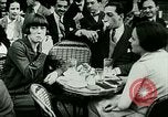 Image of Sidewalk cafe on Champs-Elysees Paris France, 1928, second 16 stock footage video 65675065235