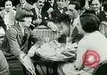 Image of Sidewalk cafe on Champs-Elysees Paris France, 1928, second 17 stock footage video 65675065235