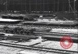 Image of railway track construction Germany, 1945, second 60 stock footage video 65675065256